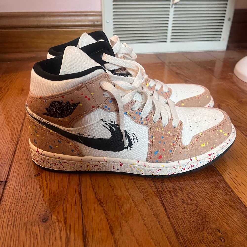 jordan 1s “brushstroke paint splatter”